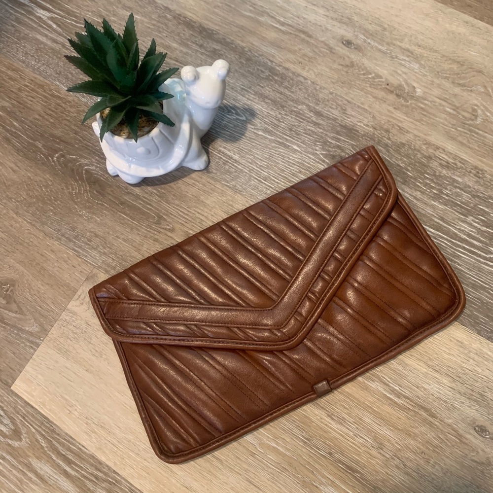 Vintage 1970s Brown Clutch